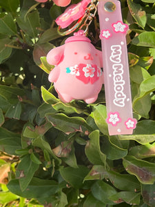 Pink Purin Keychain (My Melody Collection)