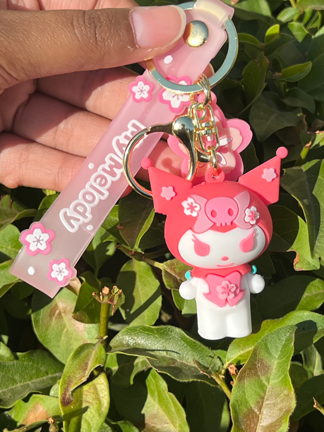 Pink Kuromi Keychain (My Melody Collection