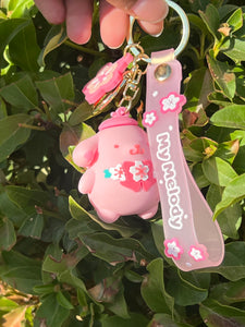 Pink Purin Keychain (My Melody Collection)